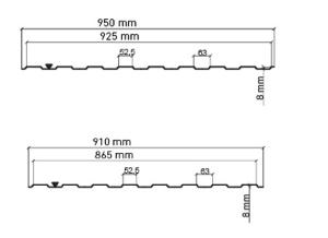 Tablă cutată W8 — wtb-w8-v6-tbi